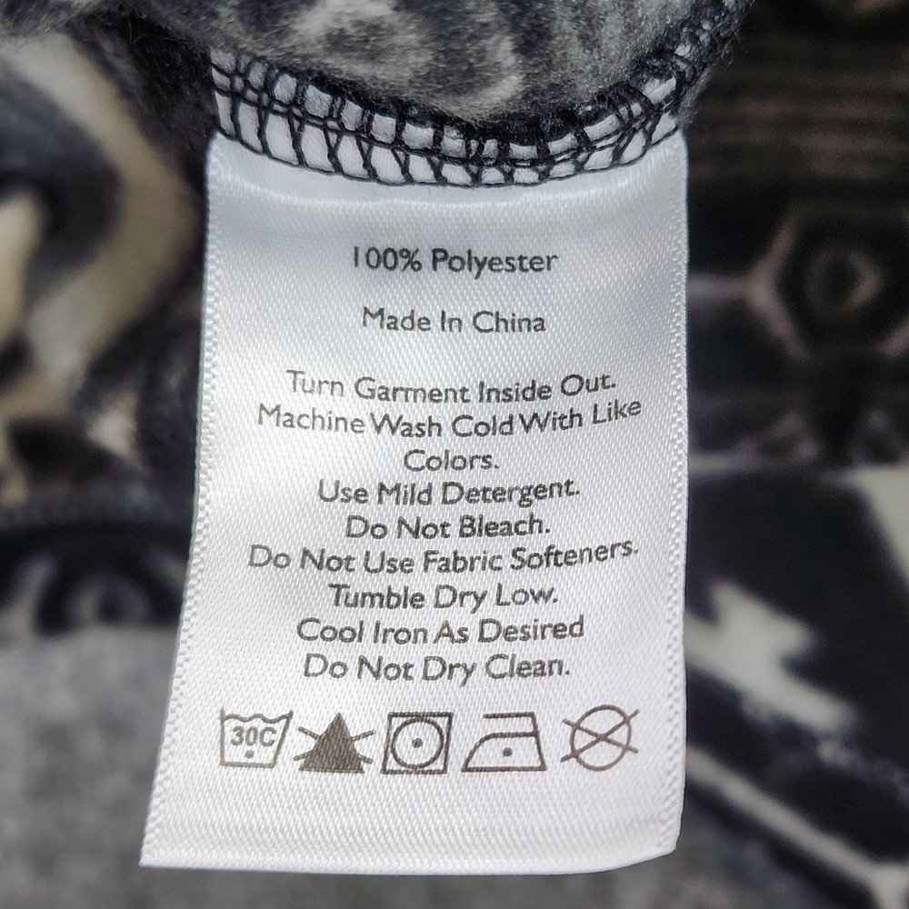 Eddie Bauer Womens Aztec Geometric Fleece Gorpcore Quarter Zip Pullover Size L - Picture 5 of 7